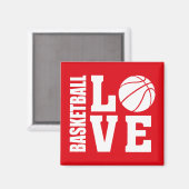 Aimant Amour du basket-ball (Recto/Verso)