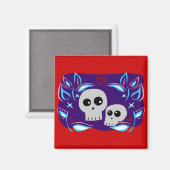 Aimant Amour du crâne (Recto/Verso)