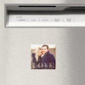 Aimant Amour et étincelles Photo Monogramme moderne (In Situ (Lave-vaisselle))