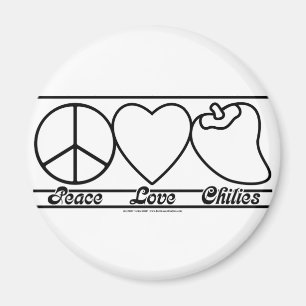 Aimant Amour et piments de paix