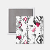 Aimant Amour, filet, patchwork (Recto/Verso)