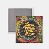 Aimant Amour Floral Inspirant Ce Que Vous Faites L'Inspir (Recto/Verso)