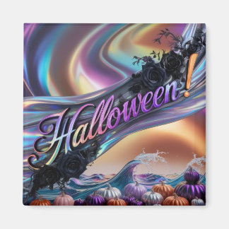 Aimant Amour fluorescent dans une lumière Citrouille