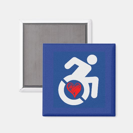 Aimant Amour Handicap (Recto/Verso)