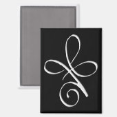 Aimant Amour inconditionnel d'argent (Recto/Verso)