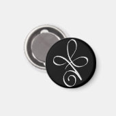 Aimant Amour inconditionnel d'argent (Recto/Verso)