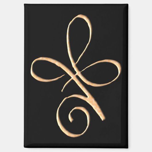 Aimant Amour inconditionnel d'or (Recto)