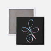 Aimant Amour inconditionnel gradient (Recto/Verso)