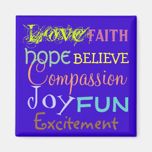 Aimant amour, joie, foi, croire Affirmation/do-it-yoursel