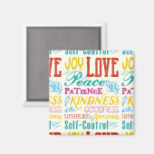 Aimant Amour Joie Paix Bonté Typographie Art (Recto/Verso)