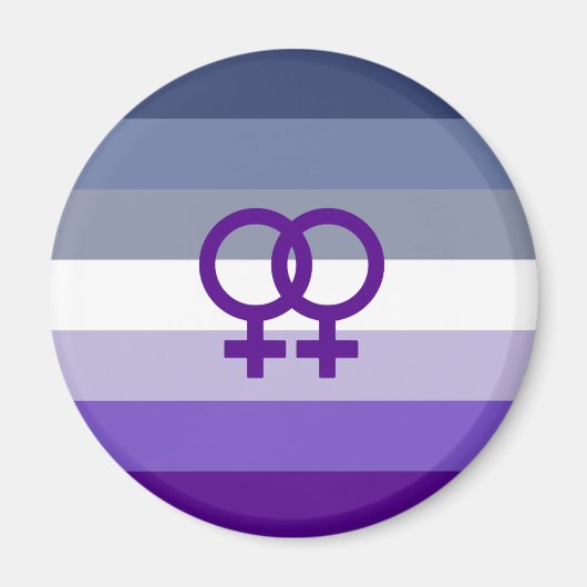 Aimant Amour Lesbien Butch Fierté WLW (Devant)