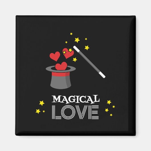 Aimant Amour magique - Blanc (Devant)