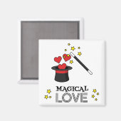 Aimant Amour magique - Noir (Recto/Verso)