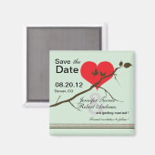 Aimant Amour -Magnet Réservez la date-3 (Recto/Verso)