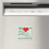 Aimant Amour -Magnet Réservez la date-3 (In Situ (Lave-vaisselle))