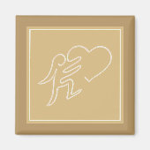 AIMANT AMOUR (MIEL) (Devant)