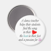 Aimant Amour pour apprendre à danser Magnet(s) (Recto/Verso)