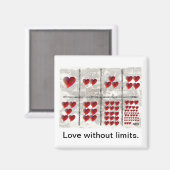 Aimant Amour sans limites (Recto/Verso)