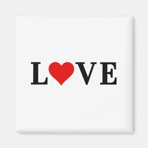 Aimant AMOUR Simple Minimaliste Élégant