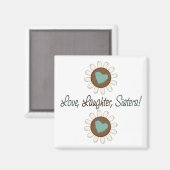 Aimant Amour Soeurs Rires (Recto/Verso)