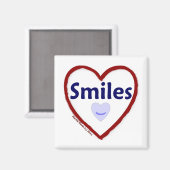 Aimant Amour Sourires (Recto/Verso)