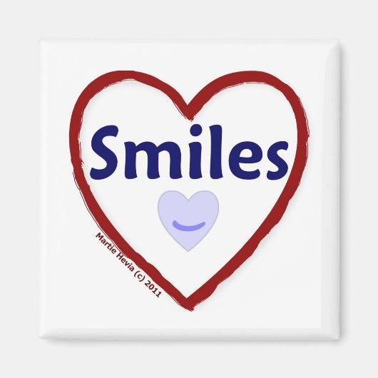 Aimant Amour Sourires (Devant)
