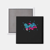 Aimant Amour Vous Plus Typographie Propre Style (Recto/Verso)