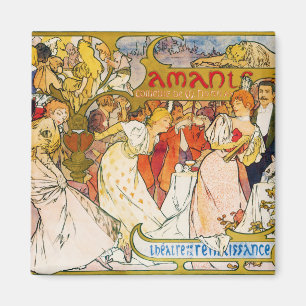 Aimant Amoureux, Alphonse Mucha