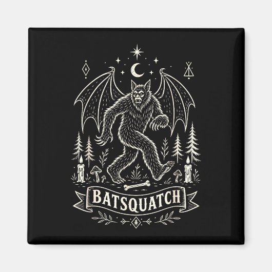 Aimant Amoureux de Bigfoot sasquatch cryptide épouvantabl (Devant)