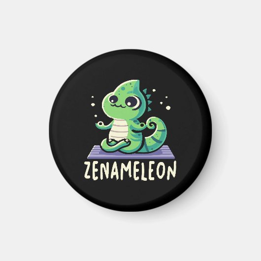 Aimant Amoureux de caméléon (Devant)