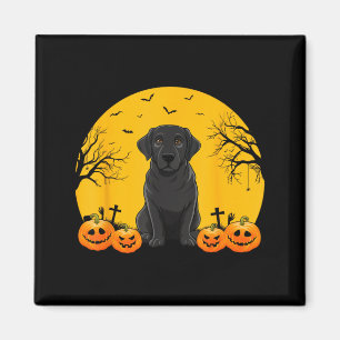 Aimant Amoureux de chien Labrador noir Hommes Femmes Enfa