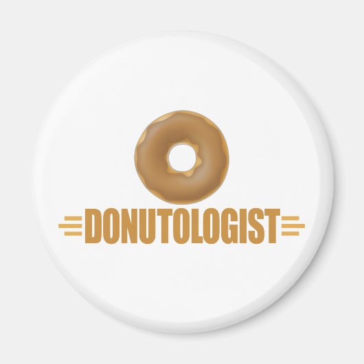Aimant Amoureux De Donut Chocolat Drôle (Devant)