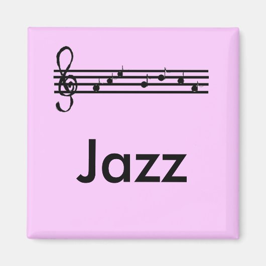Aimant Amoureux de Jazz Violet (Devant)