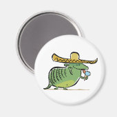 Aimant amoureux de la crème glacée mexicaine (Recto/Verso)