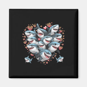 Aimant Amoureux de requins plongeurs marins requins forma
