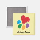 Aimant Amoureux des animaux_Paw_Coeur (Recto/Verso)