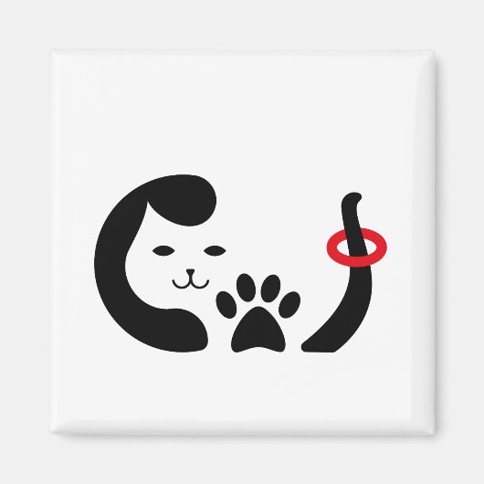 Aimant Amoureux des animaux se sentant (Devant)
