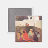Aimant Amrita Sher-Gil - Ancienne conteuse, art (Recto/Verso)