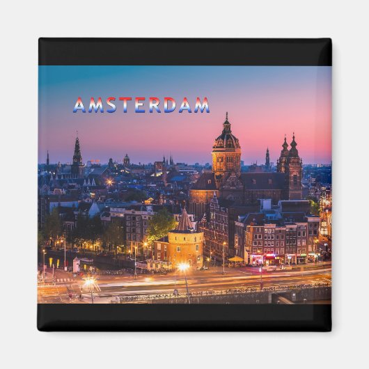 Aimant Amsterdam 003B (Devant)