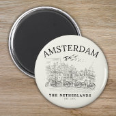 Aimant Amsterdam Beautiful Vintage Scene