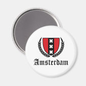 Aimant Amsterdam Crest (Recto/Verso)