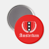 Aimant Amsterdam Crest (Recto/Verso)
