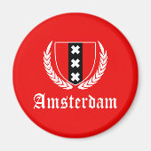 Aimant Amsterdam Crest (Devant)