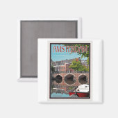 Aimant Amsterdam - Keizersgracht-RGrachtCentrum (Recto/Verso)