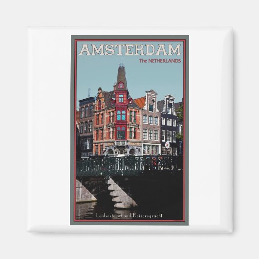 Aimant Amsterdam - Leidsestraat - Keizersgracht (Devant)