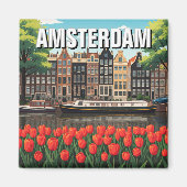 Aimant Amsterdam Pays-Bas (Devant)