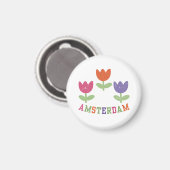 Aimant Amsterdam Tulips (Recto/Verso)