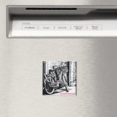 Aimant Amsterdam - Vélo, Hollande (Frigo Magnet) (In Situ (Lave-vaisselle))