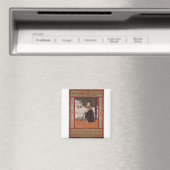 Aimant Amsterdam Vintage Bicyclette Poster Art (In Situ (Lave-vaisselle))