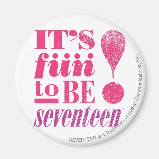 Aimant Amusant 2 B 17-Magenta (Devant)